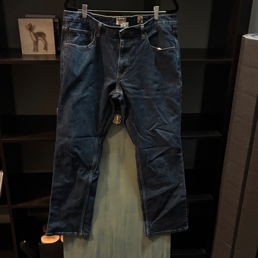 RedHead Men's Relaxed Fit Blue Jeans